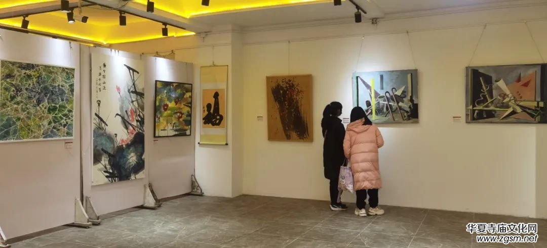 迎新年＂愿景共享＂中美聯合藝術交流展在上海中國書法院北外灘藝術館開展